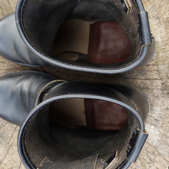 Leather Moto Engineer Boots - Picture 6 of 11